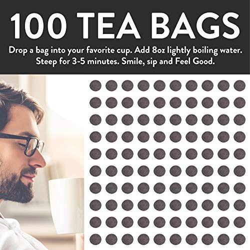 FGO Organic Assam Tea, Eco-Conscious Tea Bags, 100 Count, Packaging May Vary FGO