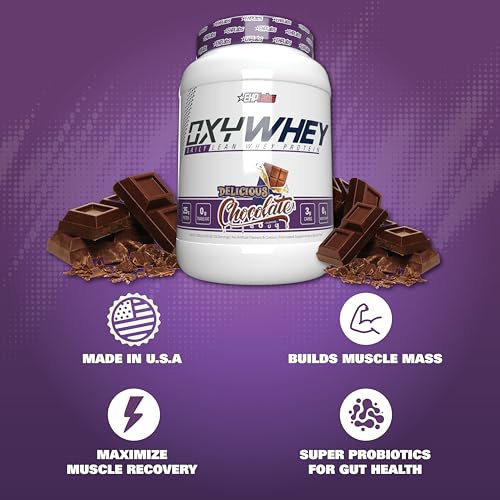 EHPlabs OxyWhey Whey Protein Isolate Powder - 25g of Whey Isolate Protein Powder EHP Labs