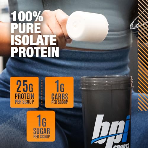 BPI Sports ISO HD Isolate Protein Vanilla Cookie, 76.8 oz - 69 Servings BPI Sports