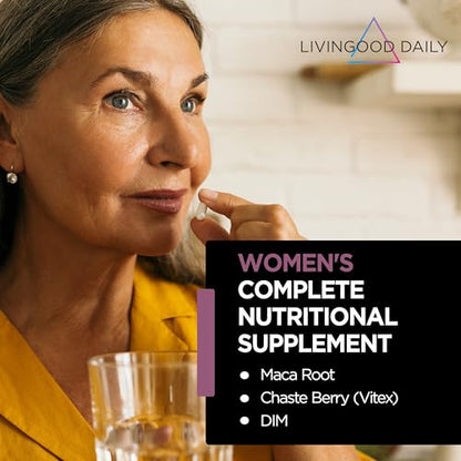 Livingood Daily Women's Hormone Support - Better Mood, Hormonal Balance
