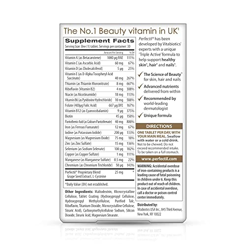 Perfectil Original Formula for Hair Skin and Nails Perfectil