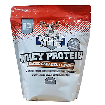 Muscle Moose Whey Protein Powder Salted Caramel Flavour