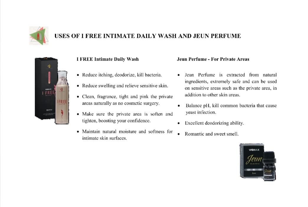 MATXI S.G Combo IFree -Daily Intimate Wash- Feminine Care Wash 120ml & Inner Perfume Jeun 5ml MATXI S.G
