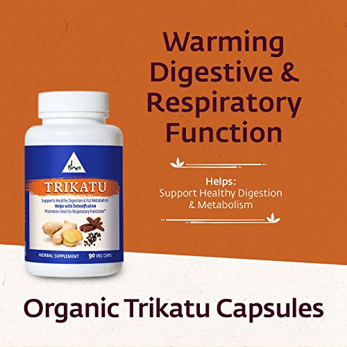 ISHA Organic Trikatu Supplements - Promotes Digestion and Metabolism, Supports Detoxification