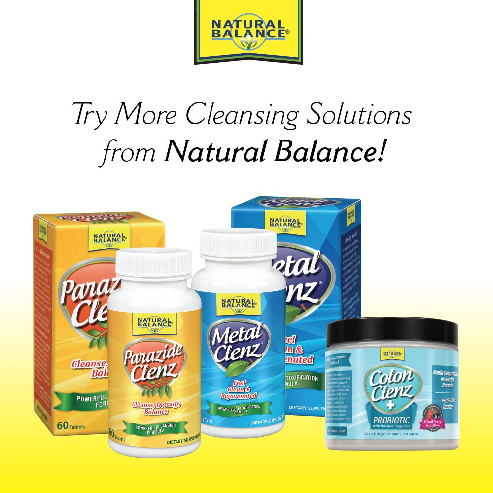 Natural Balance Colon Clenz | Herbal Colon Cleanse & Detox Supplement | Gentle & Dependable Natural Balance