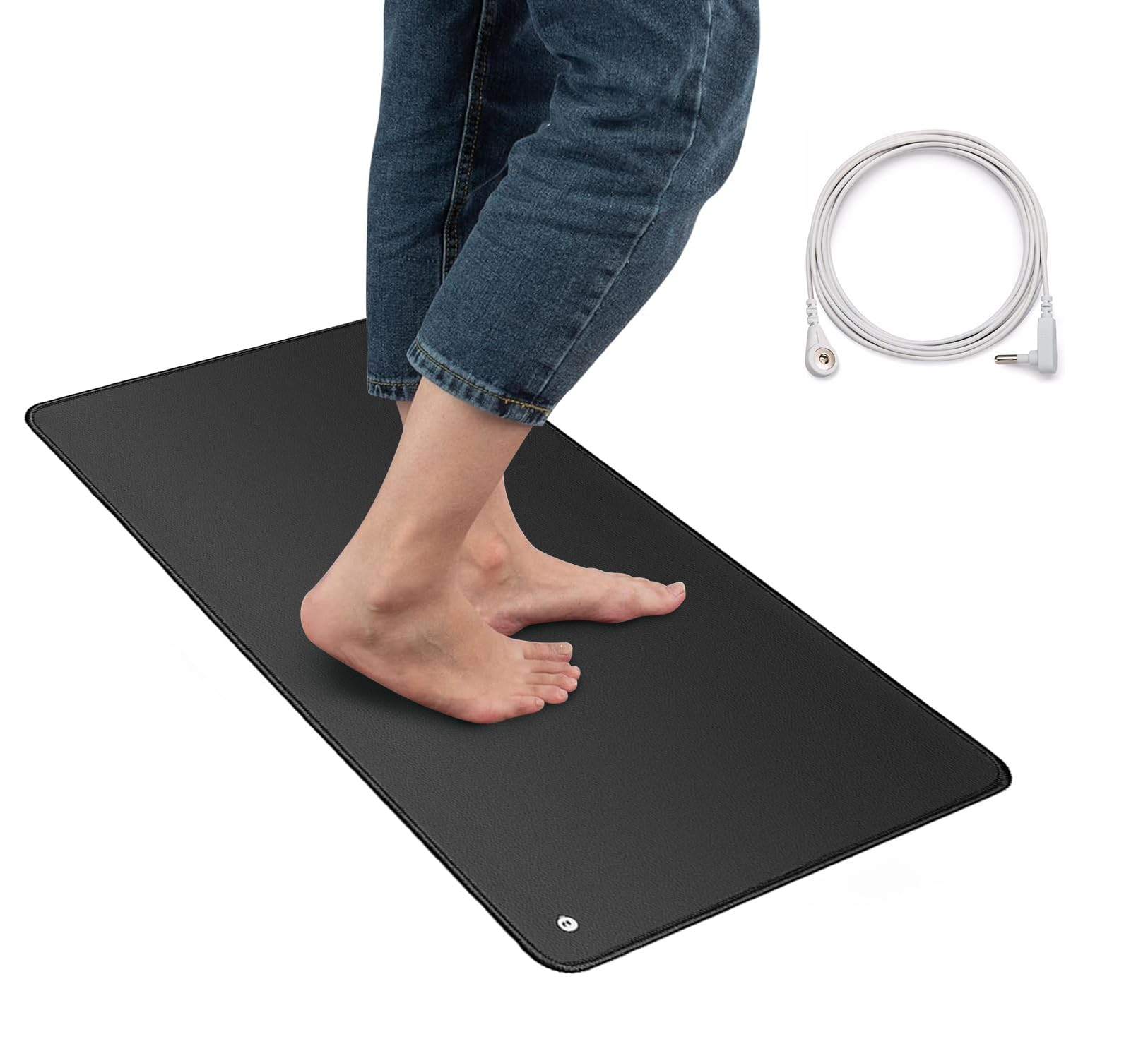 Seader Grounding Mat for Sleep, Conductive Grounding Pad, Earth Mat with 15ft Grounding Cord