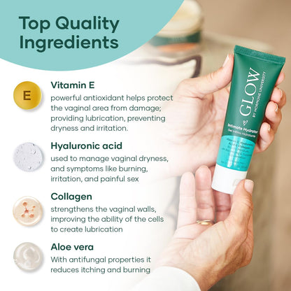 Glow Botanica | Intimate Hydrator | Hormone Free Vaginal Moisturizer with Collagen