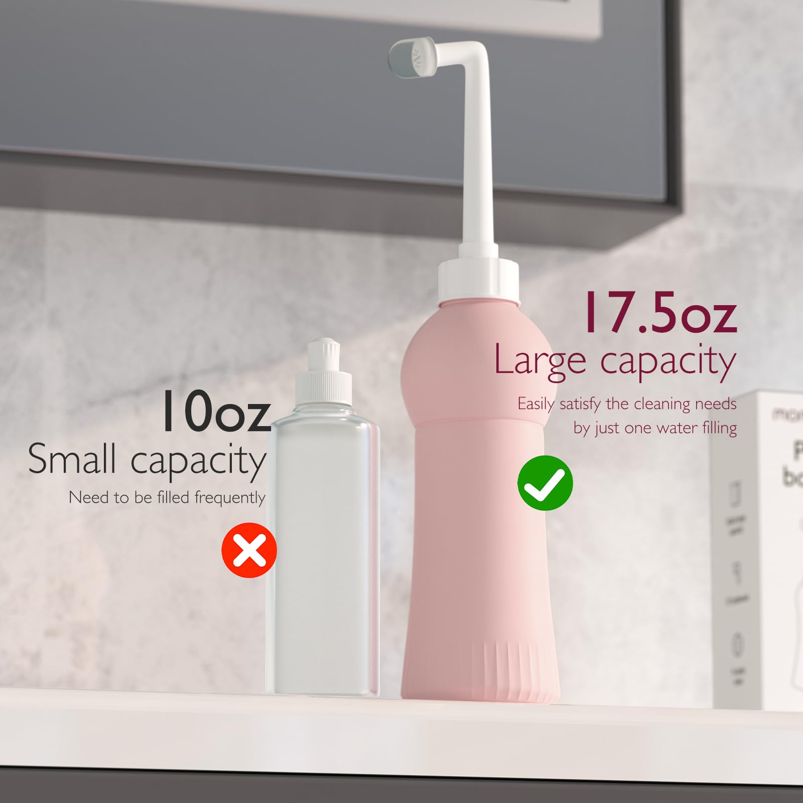 Momcozy 17oz Postpartum Upside Down Peri Bottle, Ergonomic, Perfect for Maternity Women Moms Momcozy