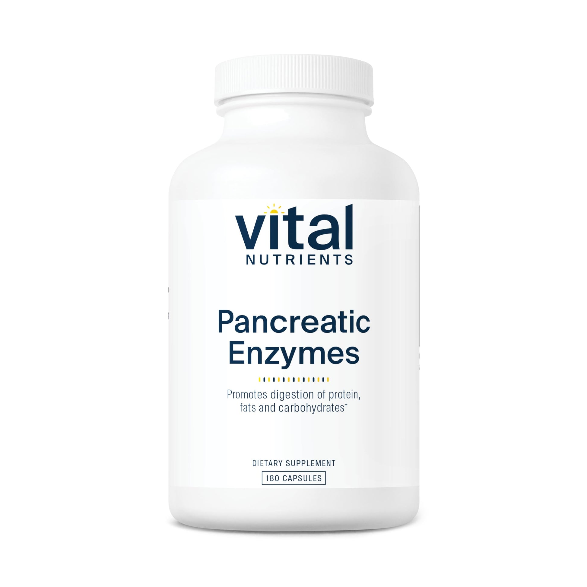 Vital Nutrients Pancreatic Enzymes 1000mg (Full Strength) | Pancreatin Digestion Supple