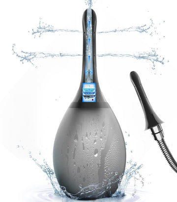 Enema Douche Anti Back-Flow, Amal Douche Connected to Shower Hole,Enema Bulb with 7 Spouts