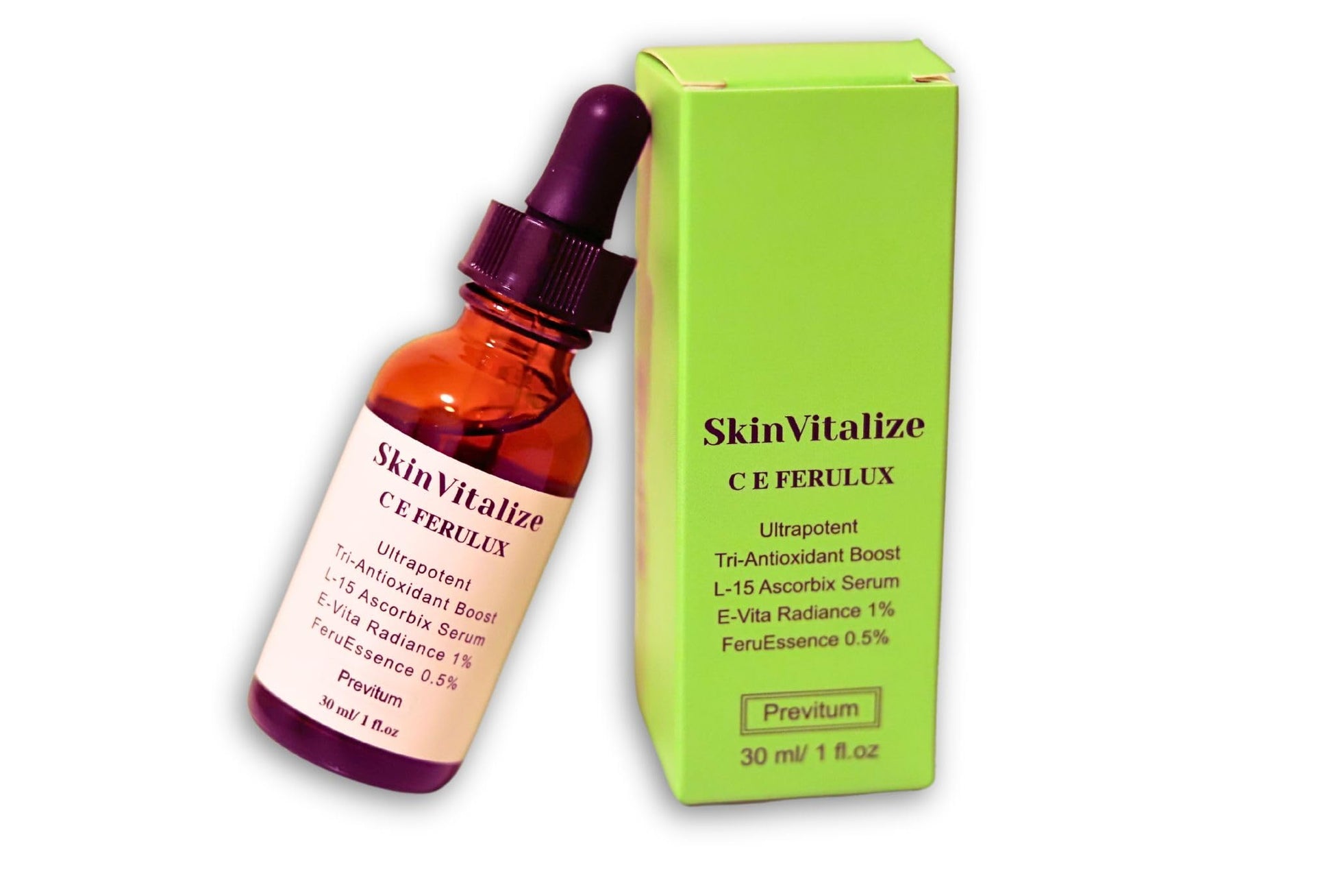 SkinVitalize C E ferulux Vitamin C Serum - 30ml: Advanced Formula for Fighting with Wrinkles Msupps.com