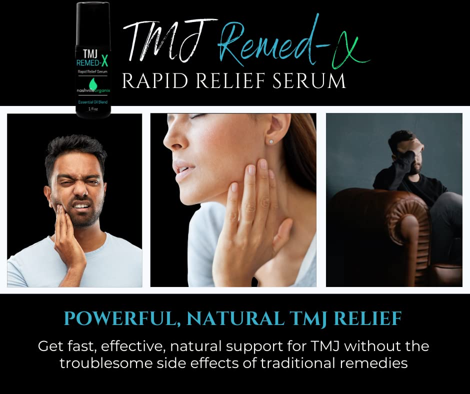 Dr. A's TMJ Remed-X Rapid Relief Serum | Deep Muscle & Jaw Tension Essential Oil Cream Doctor Angela Essential