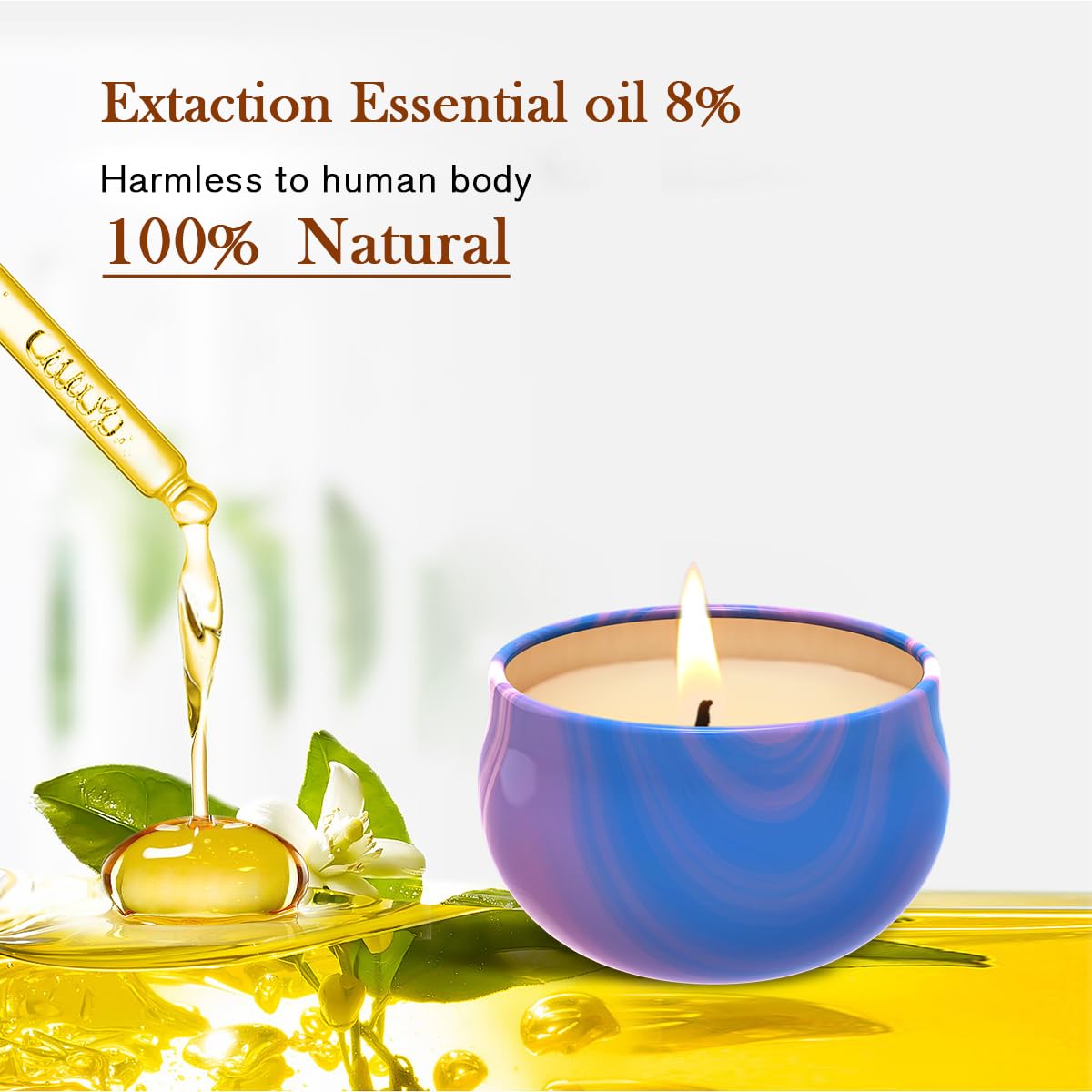 Scented Candles Set of 3, Aromatherapy Candle Set, Home Scented Candles for Winter, Holiday Weimingte