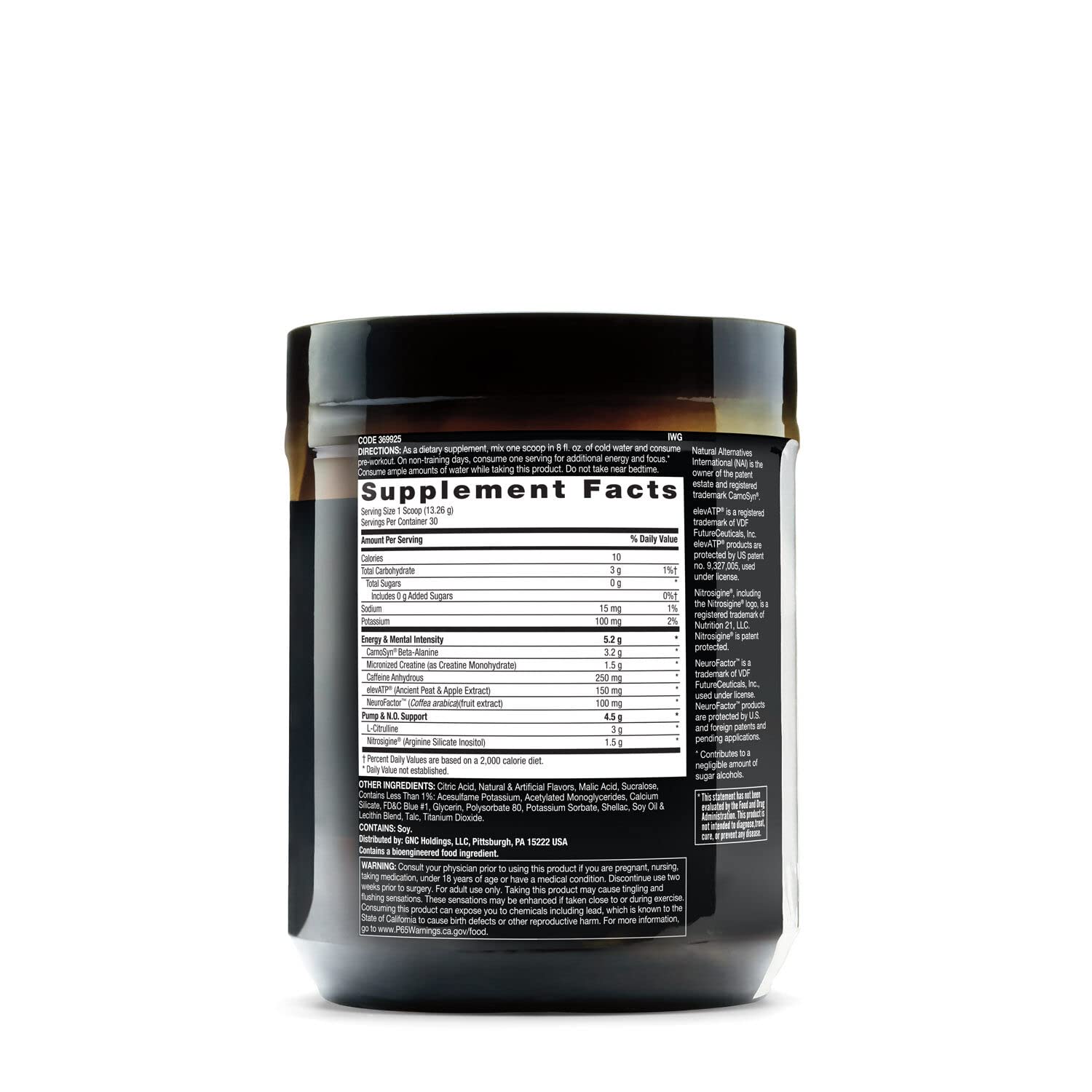 BEYOND RAW LIT | Clinically Dosed Pre-Workout Powder | Contains Caffeine, L-Citrulline BEYOND RAW