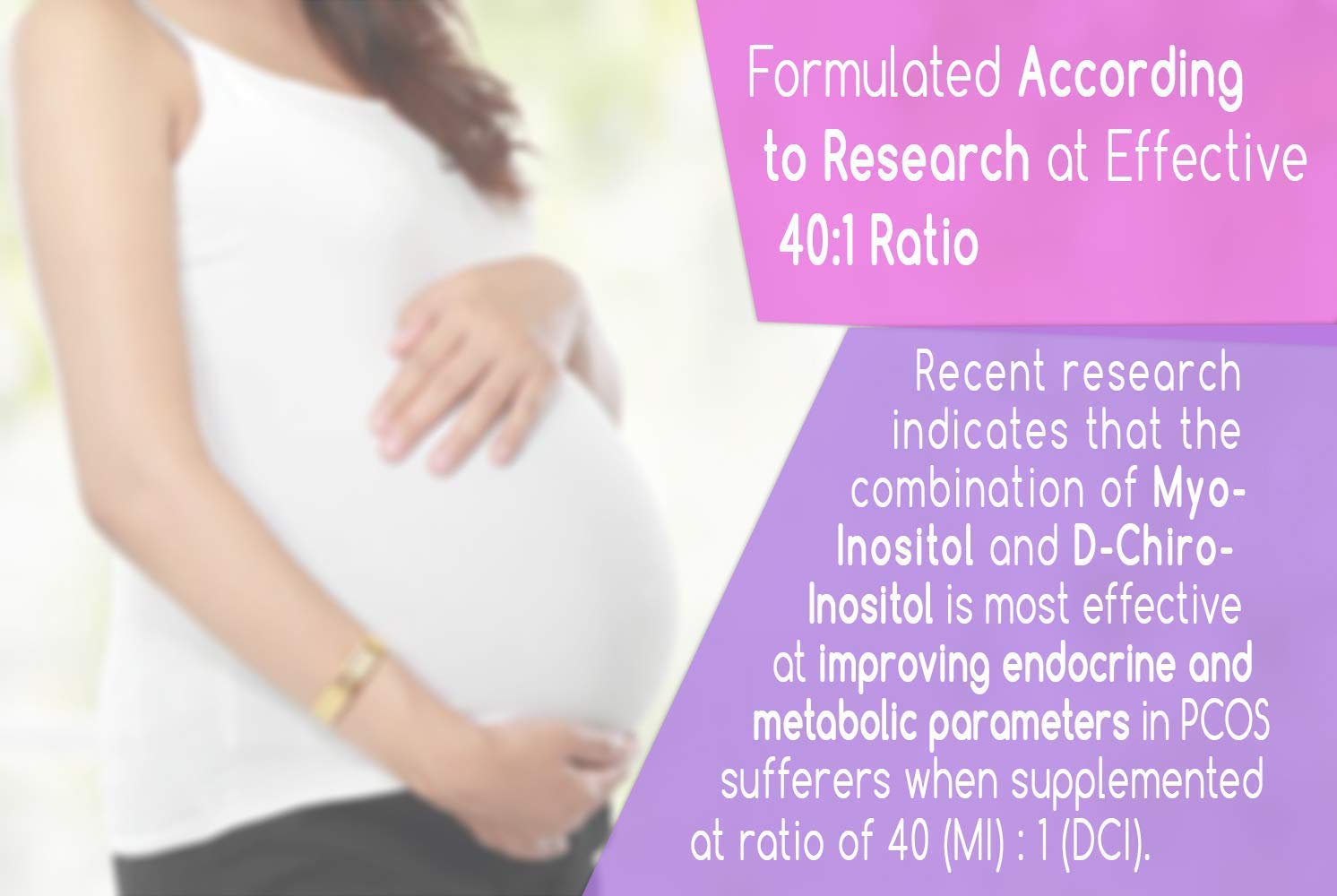 Myo & D Chiro Inositol Powder - Clinically Proven - PCOS Support - 6X More D Chiro Time Health