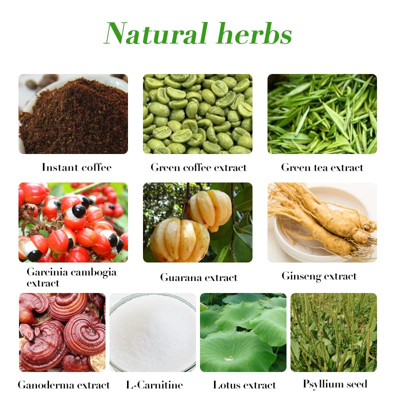 Natural Herbs Green Coffee with light Roast Vanilla flavor Heath Secret
