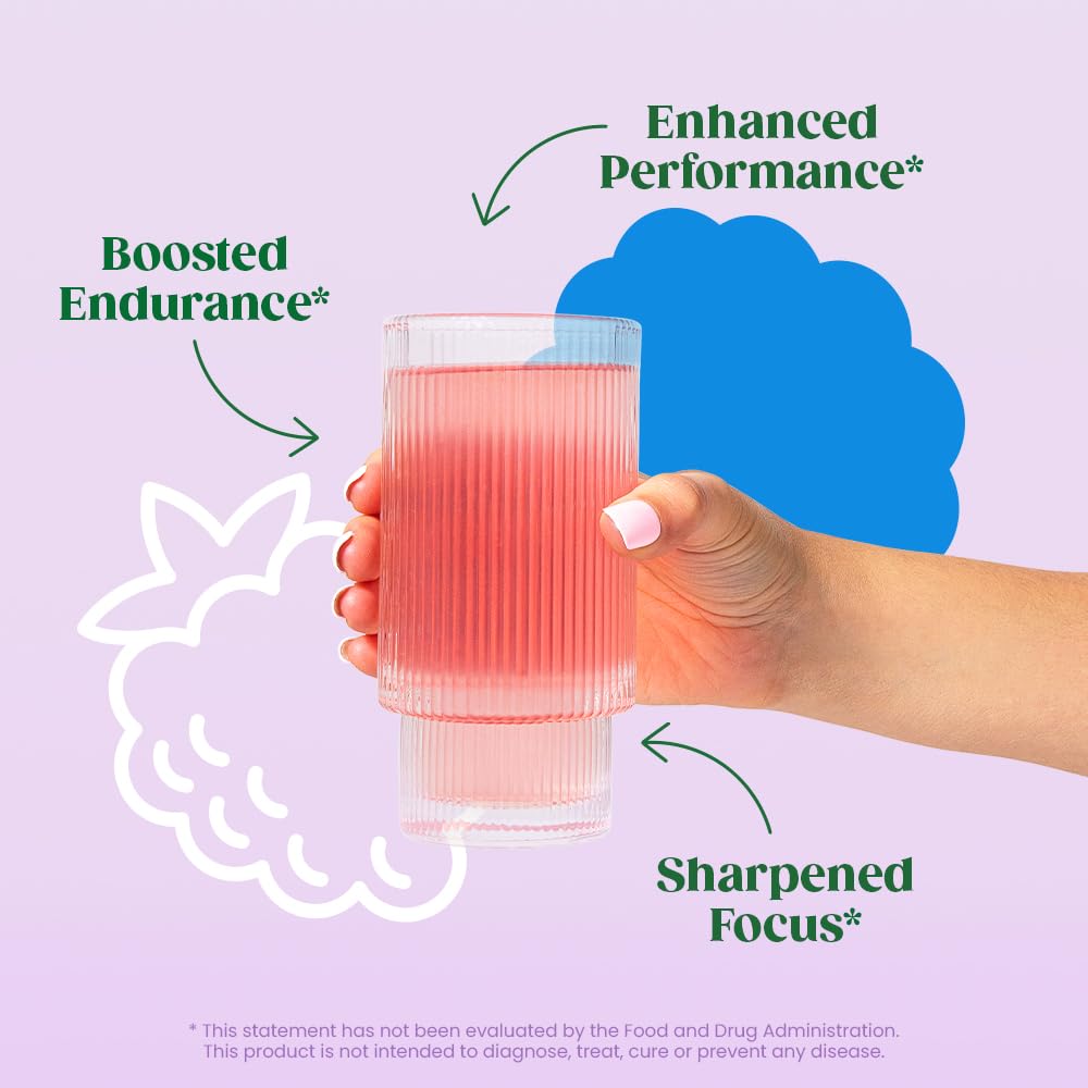 Bloom Nutrition High Energy Pre Workout Powder (Blue Raspberry) - Amino Energy Bloom Nutrition