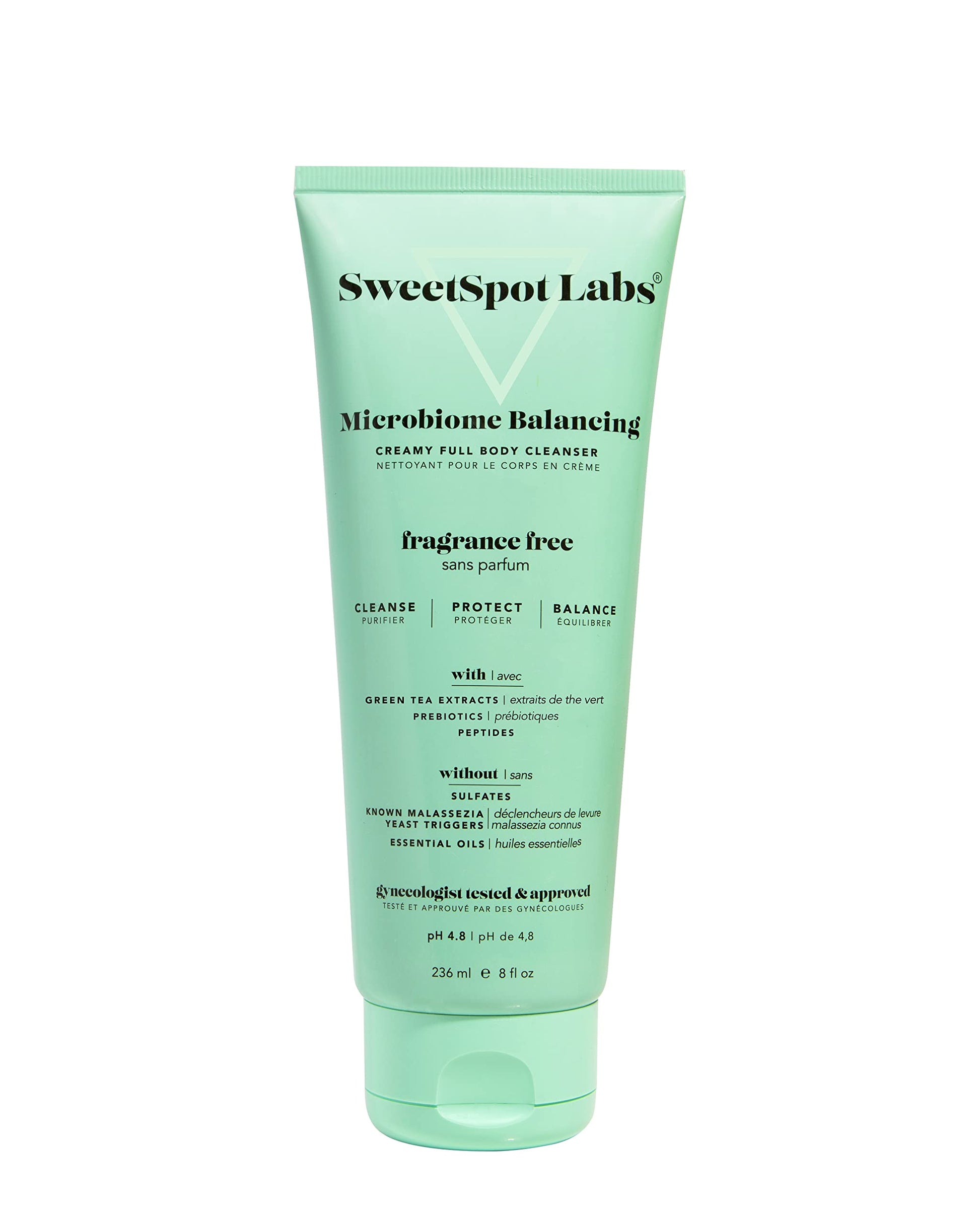 SweetSpot Labs Microbiome Balancing Feminine Wash, Clean, Gynecologist Tested & Approved