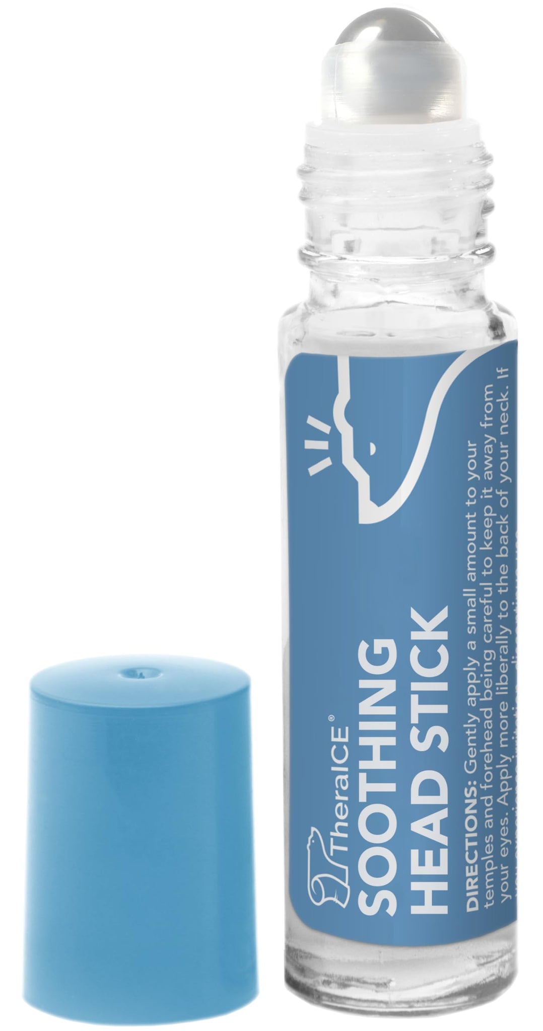 TheraICE Soothing Head Stick 10 ml (.33-Oz) Essential Oil Roll on Aromatherapy