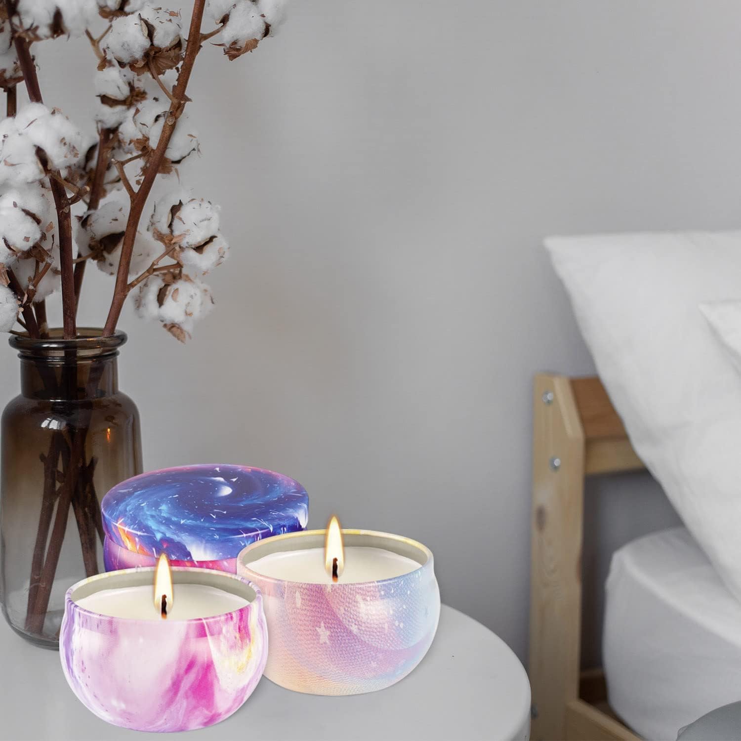 Scented Candles Aromatherapy Candles for Stress Relief,Soy Wax Candles Gifts for Women pliadvbu