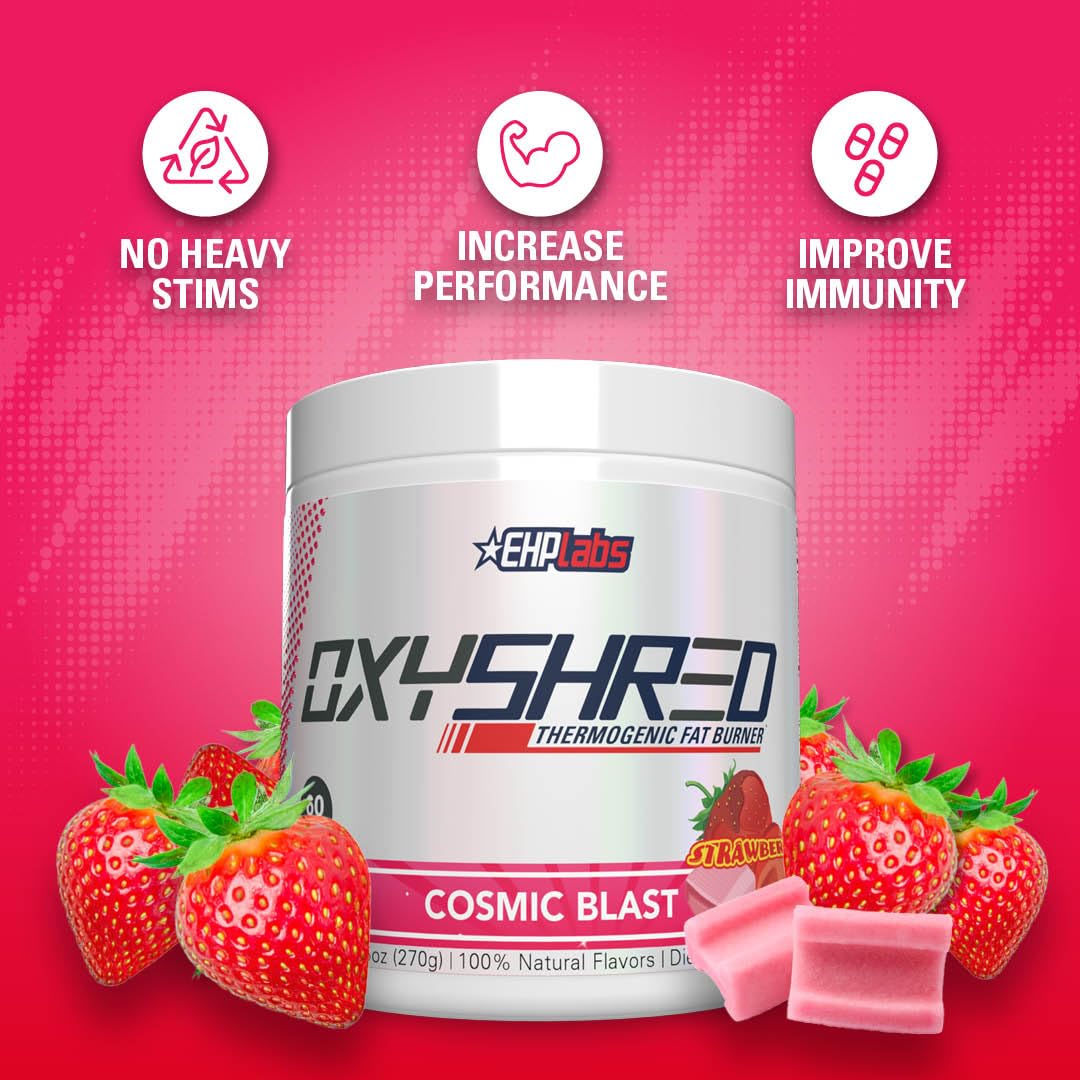 EHPlabs OxyShred Thermogenic Shredding Supplement - Clinically Proven Pre Workout EHP Labs