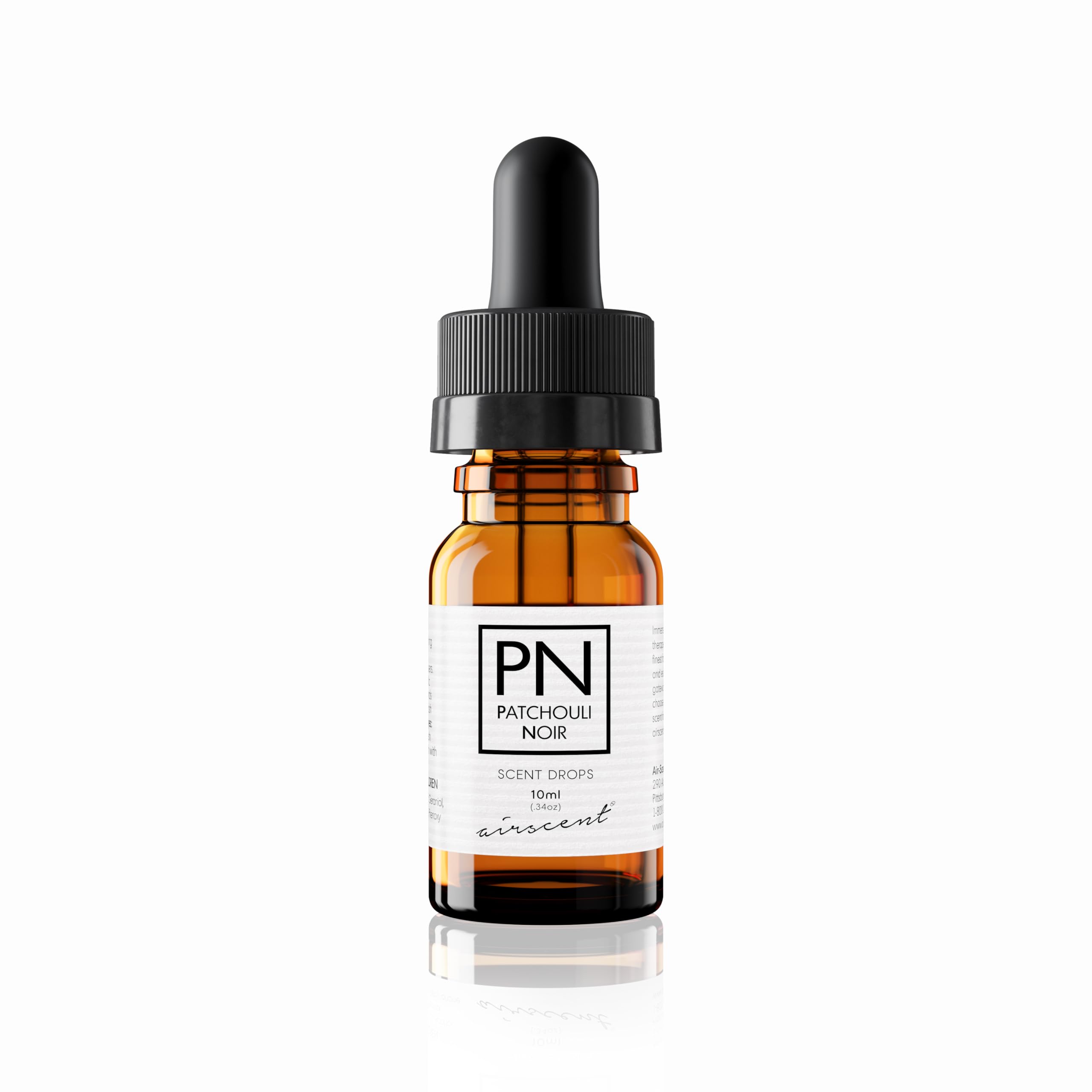 Patchouli Noir Diﬀuser Oil - Air-Scent Aroma and Essential Oil Blend - 10 Milliliter (.34 ﬂ oz)