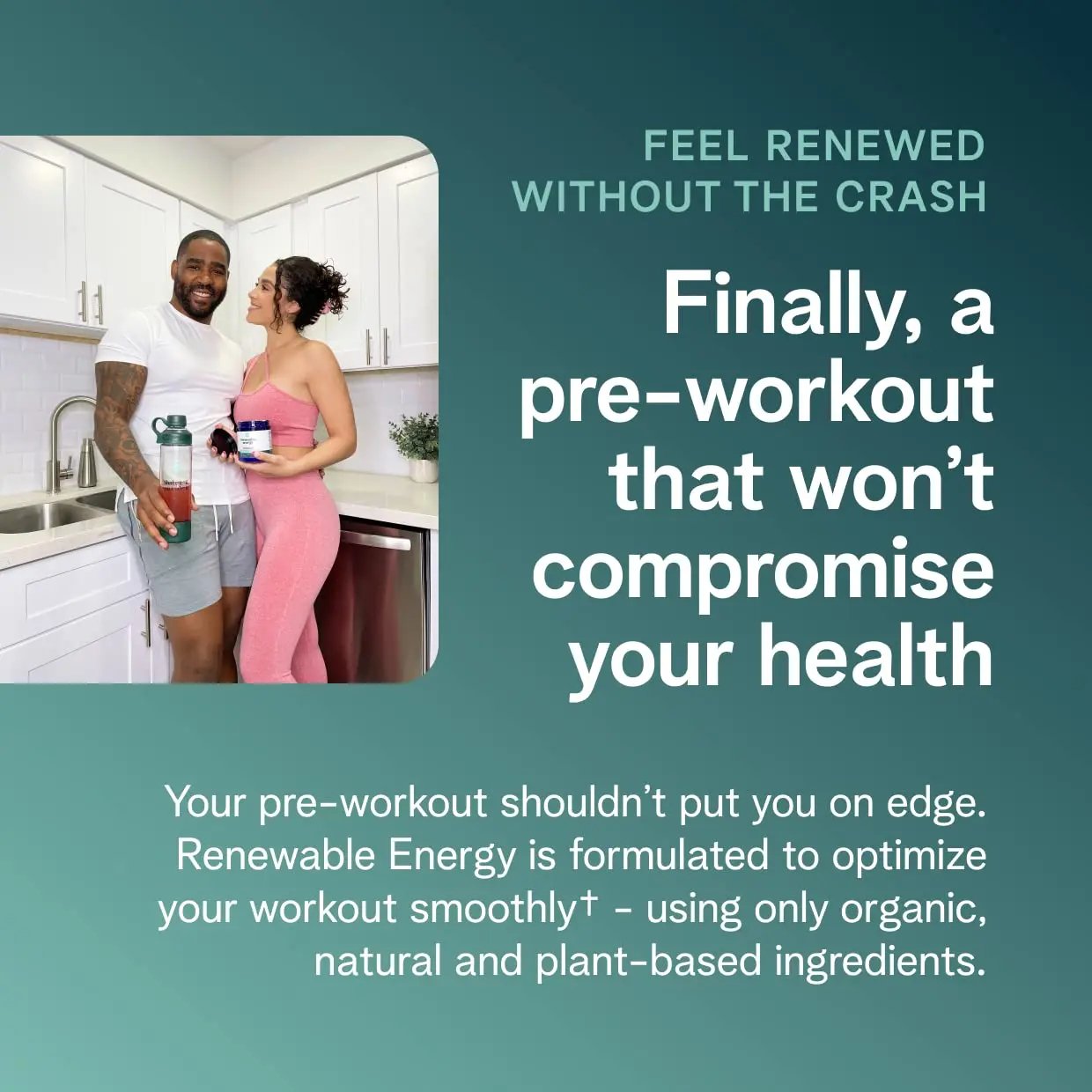 Ora Organic Natural Pre Workout Powder - Raspberry Lemonade Flavor- Provides Jitter Free Ora Organic