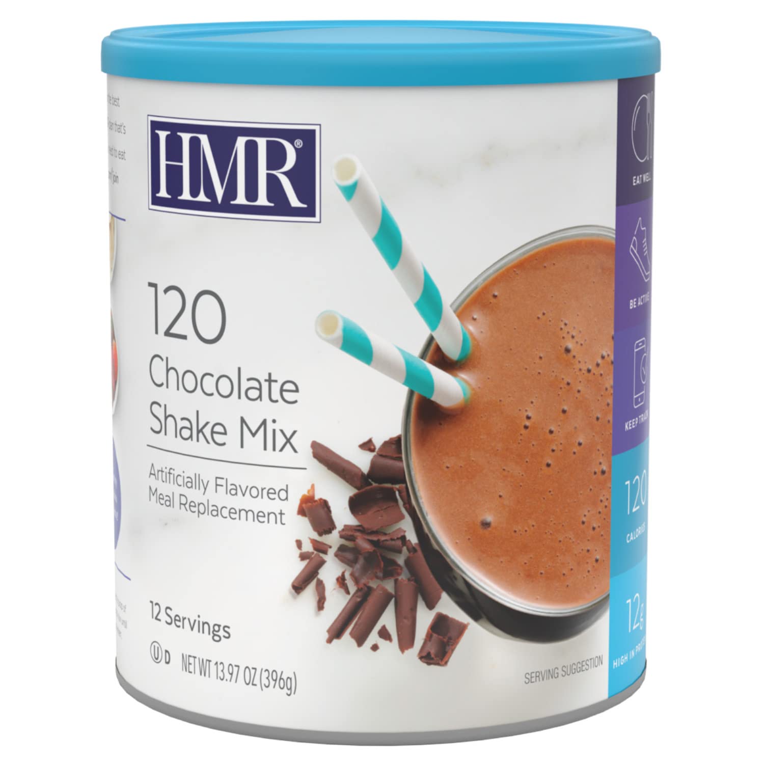 HMR 120 "Classic" Shake Meal Replacement Powder | Chocolate Shake Mix to Support HMR