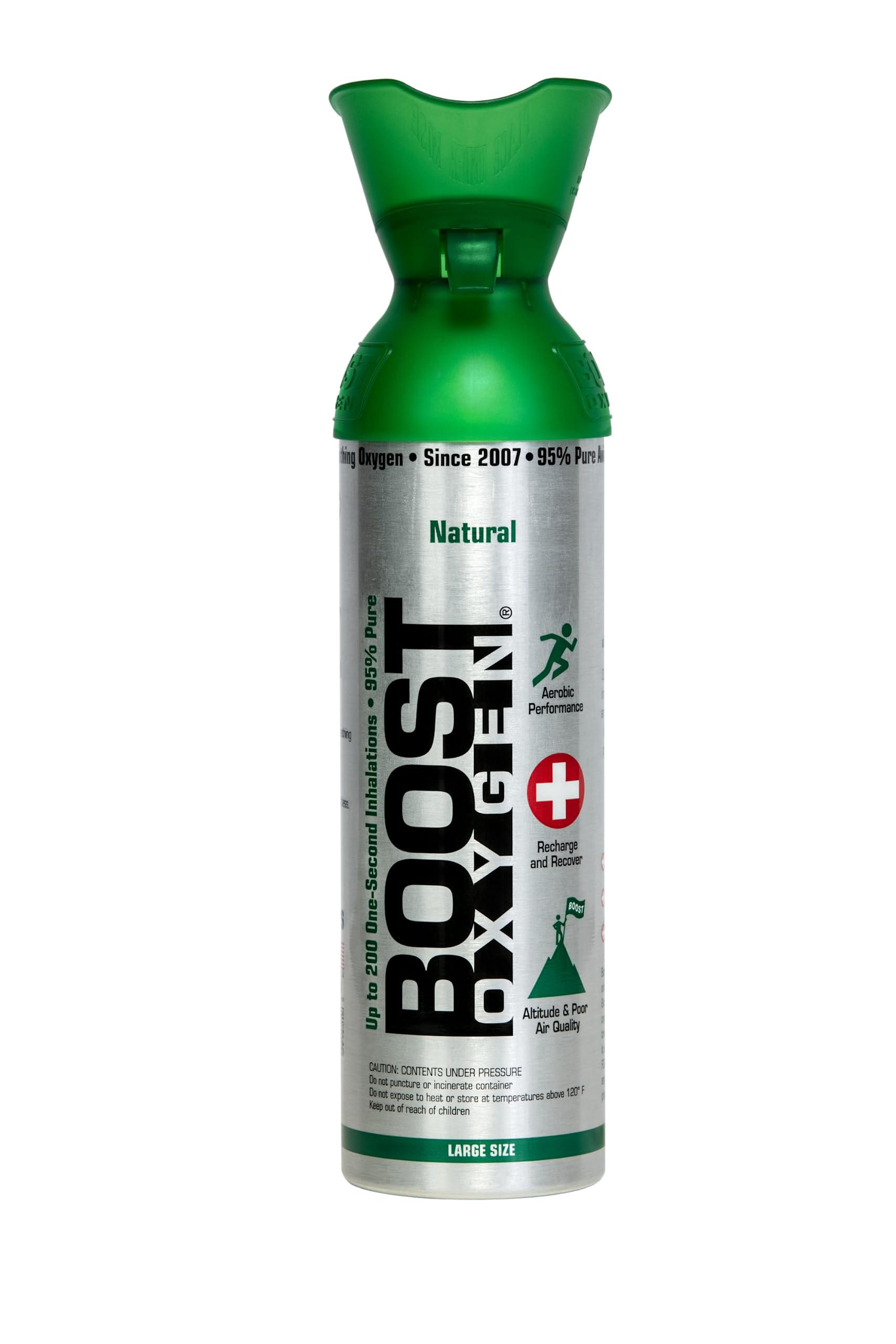 Boost Oxygen Supplemental Oxygen to Go | All-Natural Respiratory Support for Health, Wellness Boost Oxygen