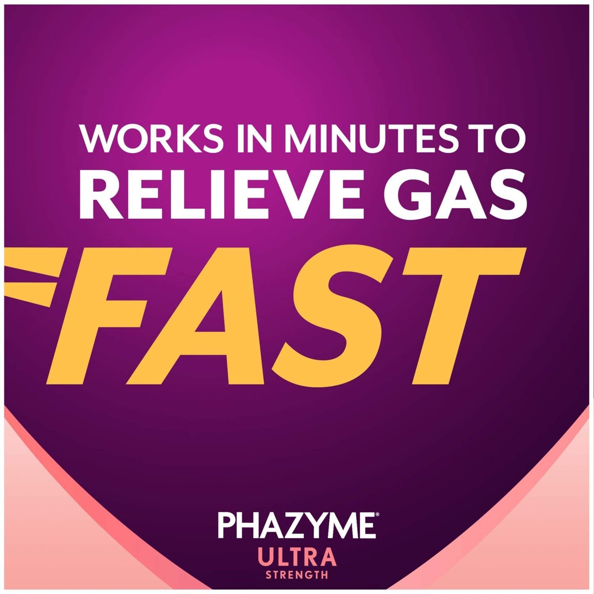 Phazyme Ultra Strength Gas & Bloating Relief, Works in Minutes, 12 Fast Gels, 3 Pack Phazyme