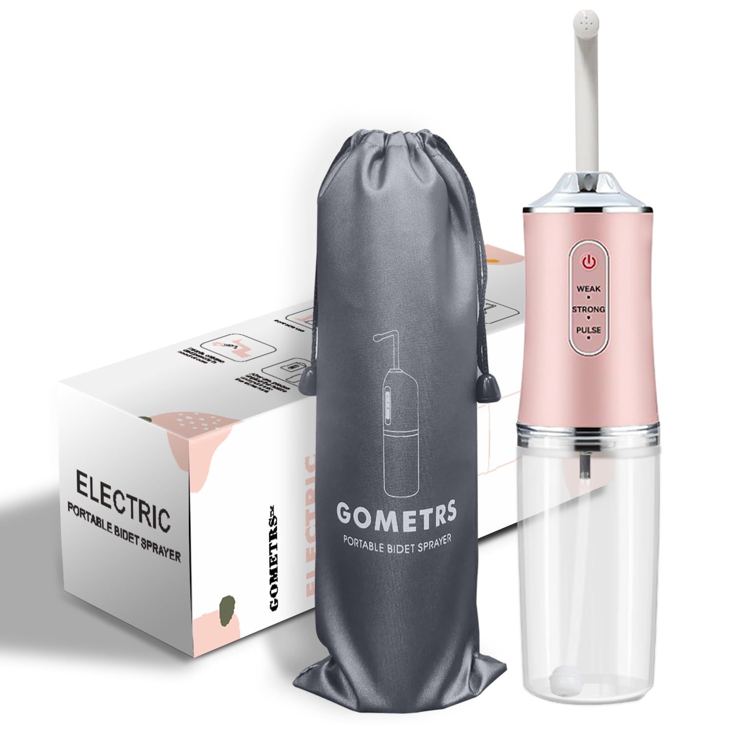 Electric Portable Bidet -Mobile Toilet Shower-Butt Shower Replacing Wet Wipes - for Travel