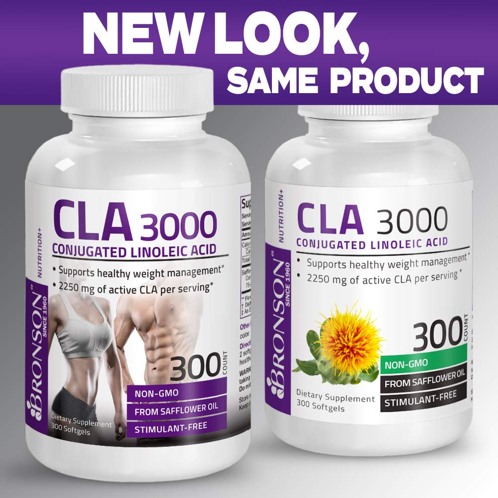 Bronson CLA 3000 Extra High Potency Supports Healthy Weight Managem
