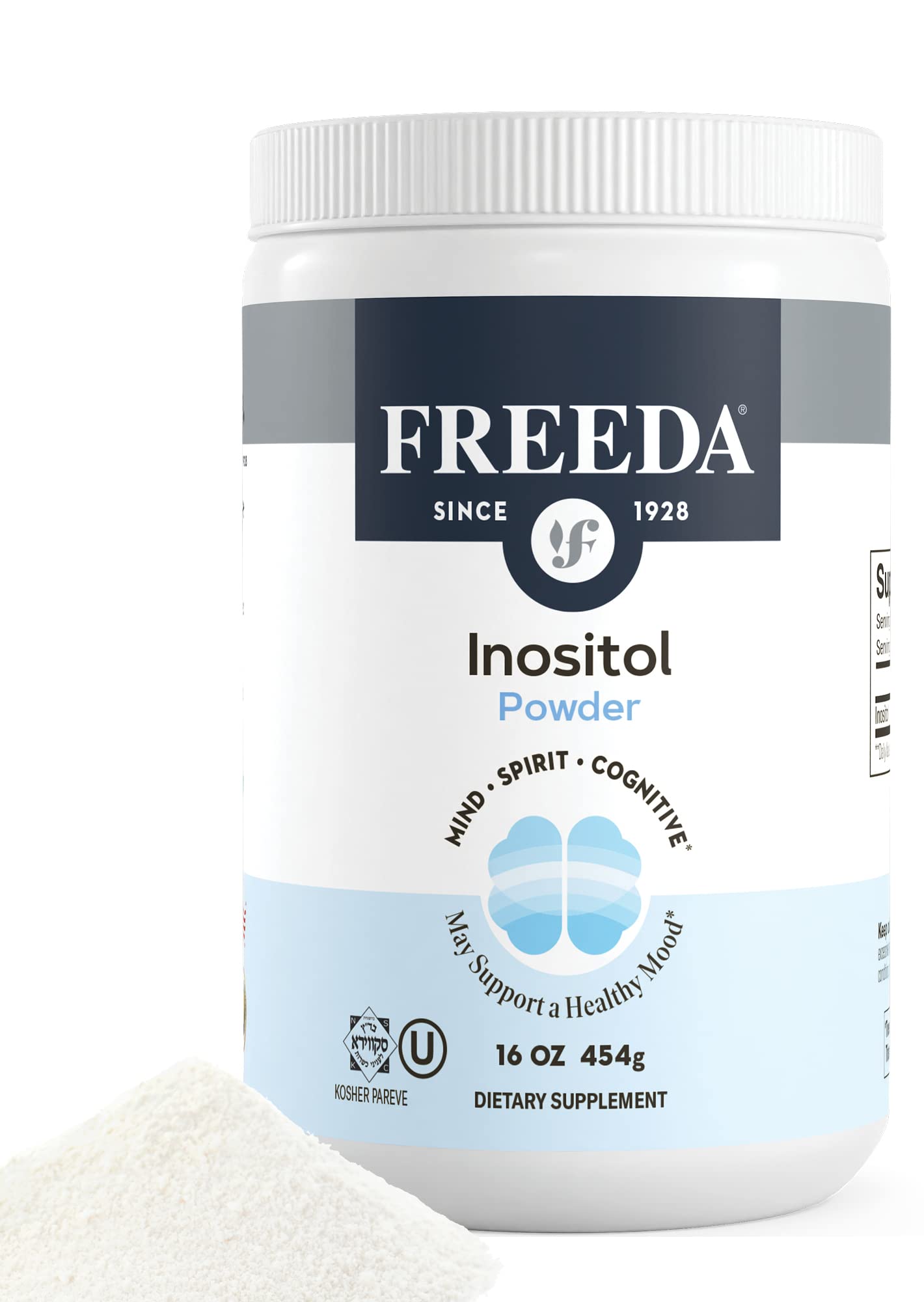 FREEDA Inositol Powder from Myo-Inositol - Hormone Balance for Women - PCOS Supple