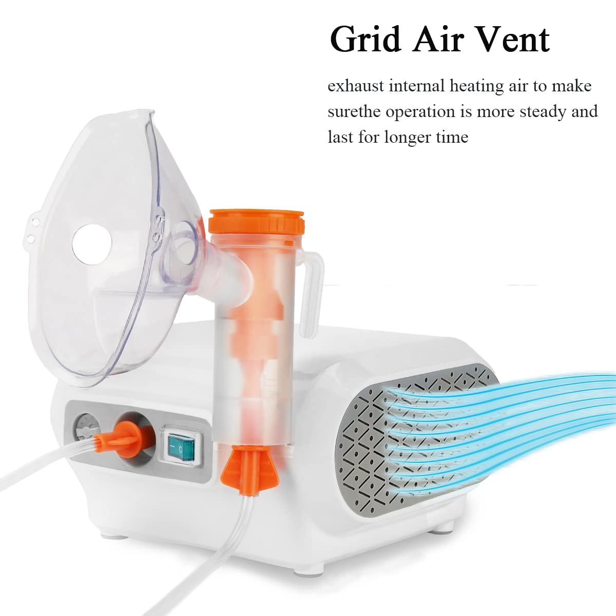 MAYLUCK Portable Compressor Nebulizer, Nebulizer Machine with 1 Set Mayluck