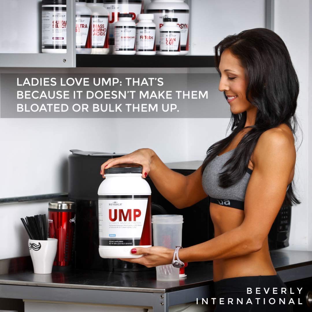 Beverly International UMP Protein Powder, Cookies & Cream. Unique Whey-Casein Ratio Beverly International