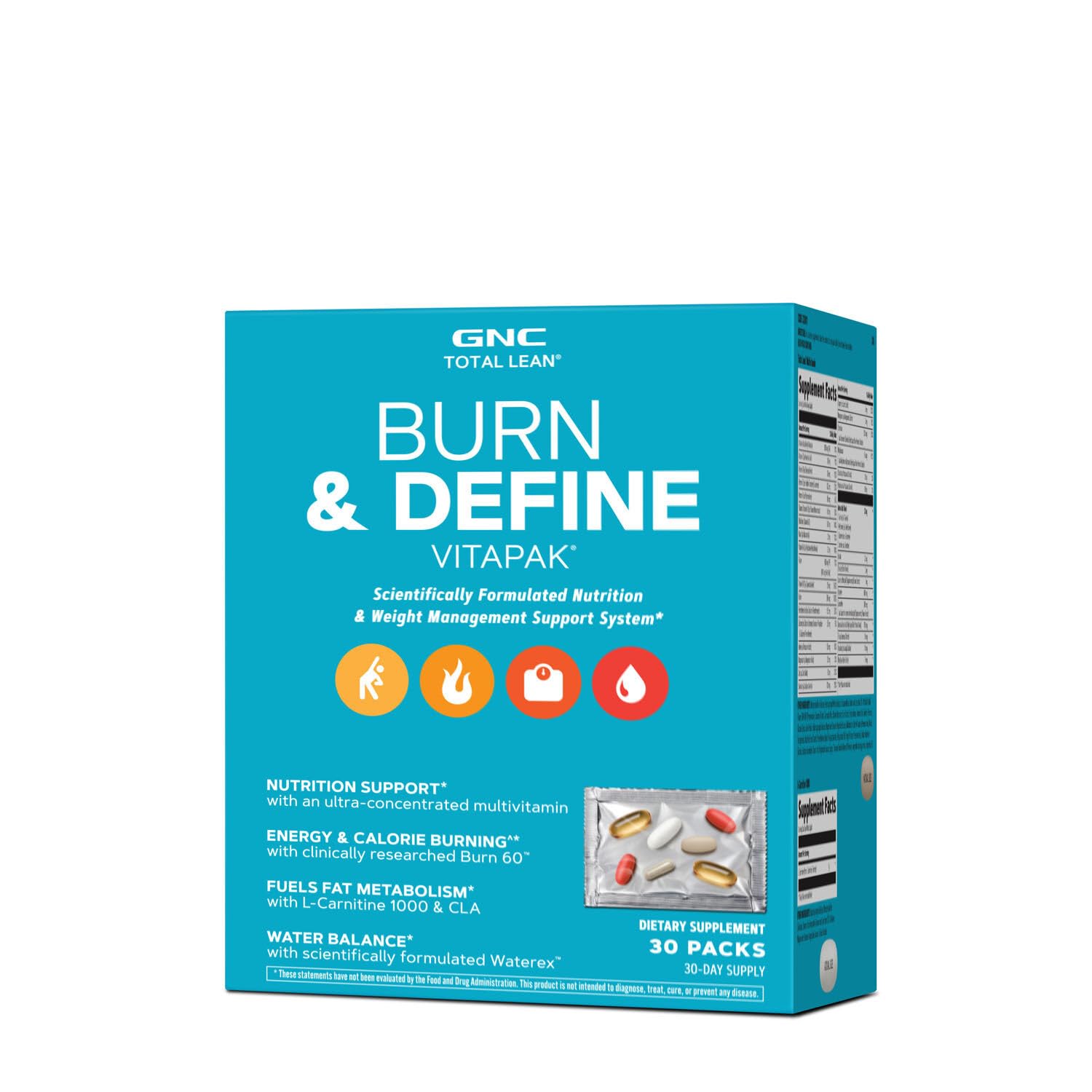 GNC Total Lean Total Lean Burn & Define VitaPak - 30 Vitapaks GNC
