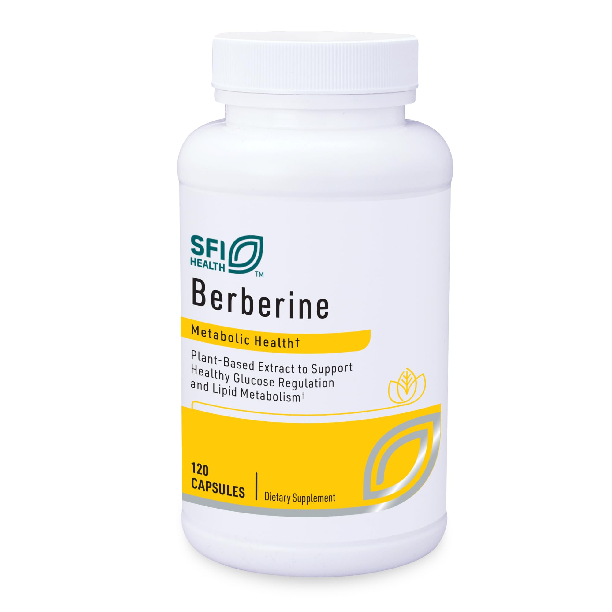 Klaire Labs Berberine HCI 500mg - Berberine Supplement - Gluten-Free, Hypoallergenic 
