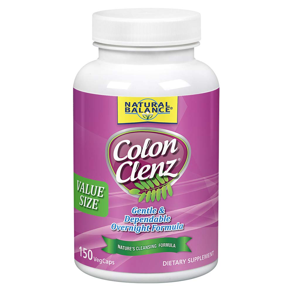 Natural Balance Colon Clenz | Herbal Colon Cleanse & Detox Supplement | Gentle & Dependable