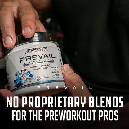 Prevail Pre Workout Powder with Nootropics: Pre-Workout Drink for Men and Women Cutler Nutrition