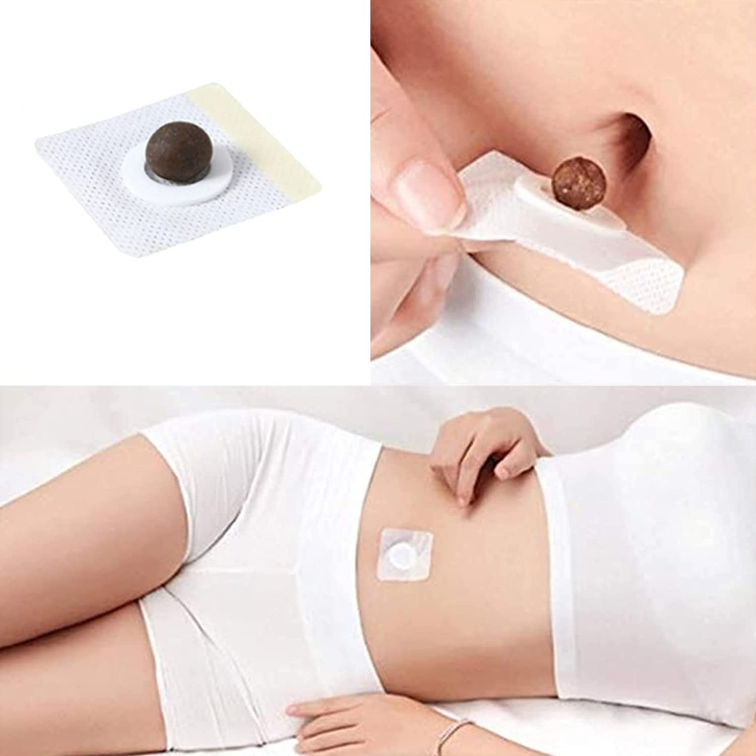 Mugwort Belly Patch,Moxibustion Belly Button Patch for Men and Women 30Pcs/Box Heath Secret