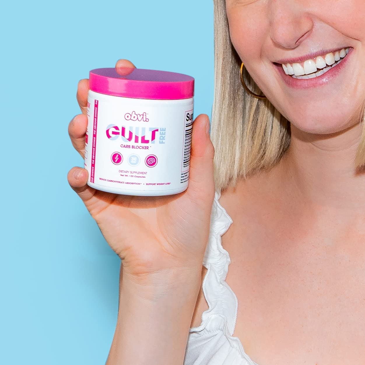 Obvi Guilt Free Carb Blocker, Block Carb Absorption, Support Weight Loss, Healthier Nails Obvi