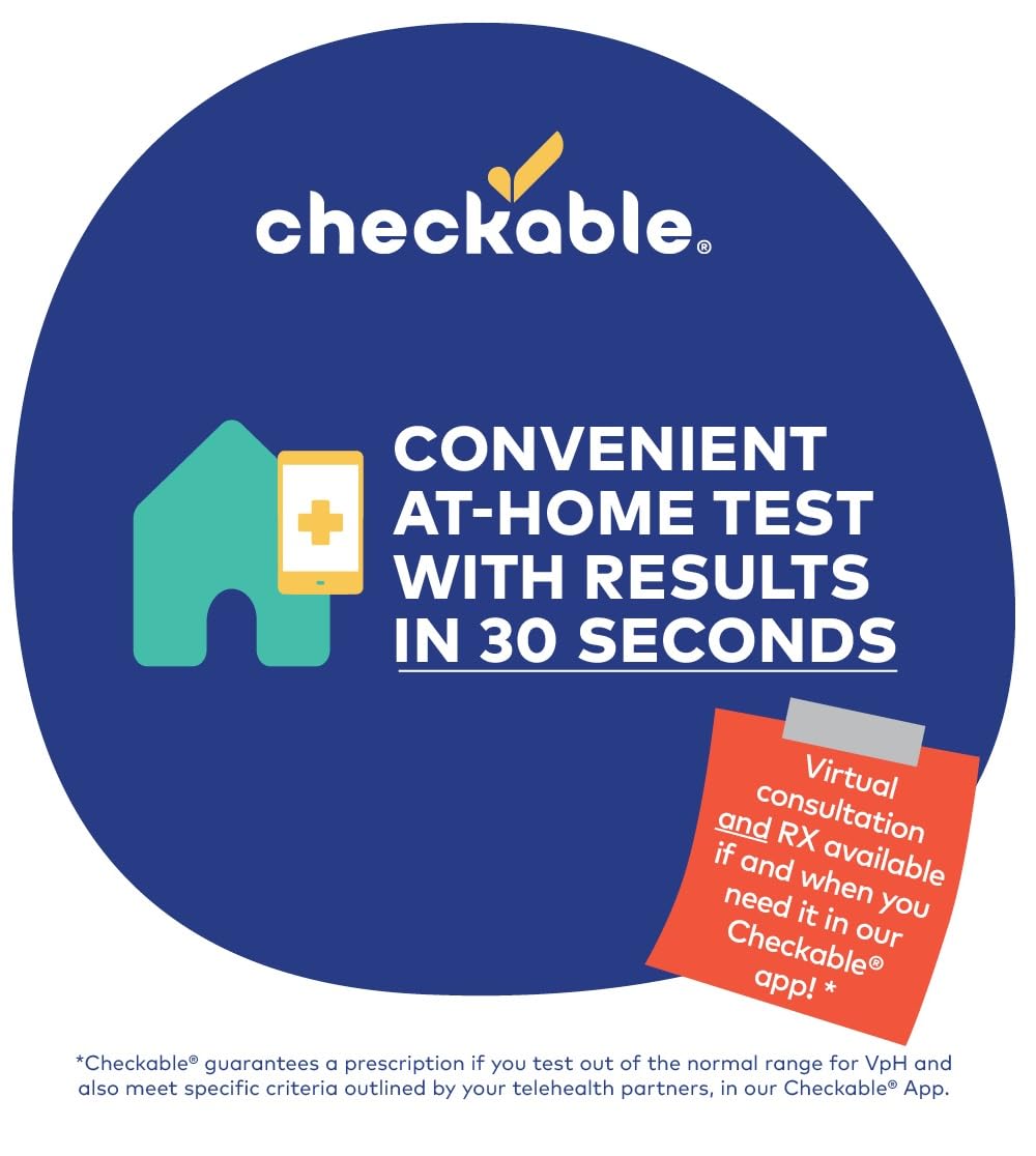 Checkable® Vaginal pH Screening Strips, Quick Results, Vaginal pH Balance Screening Strip Checkable Medical