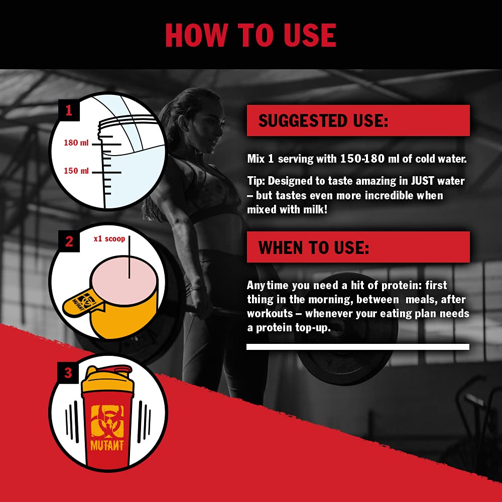 MUTANT ISO Surge – Pure whey Protein Isolate Powder, Low carb, Low Fat, Digestive Enzyme Boosted