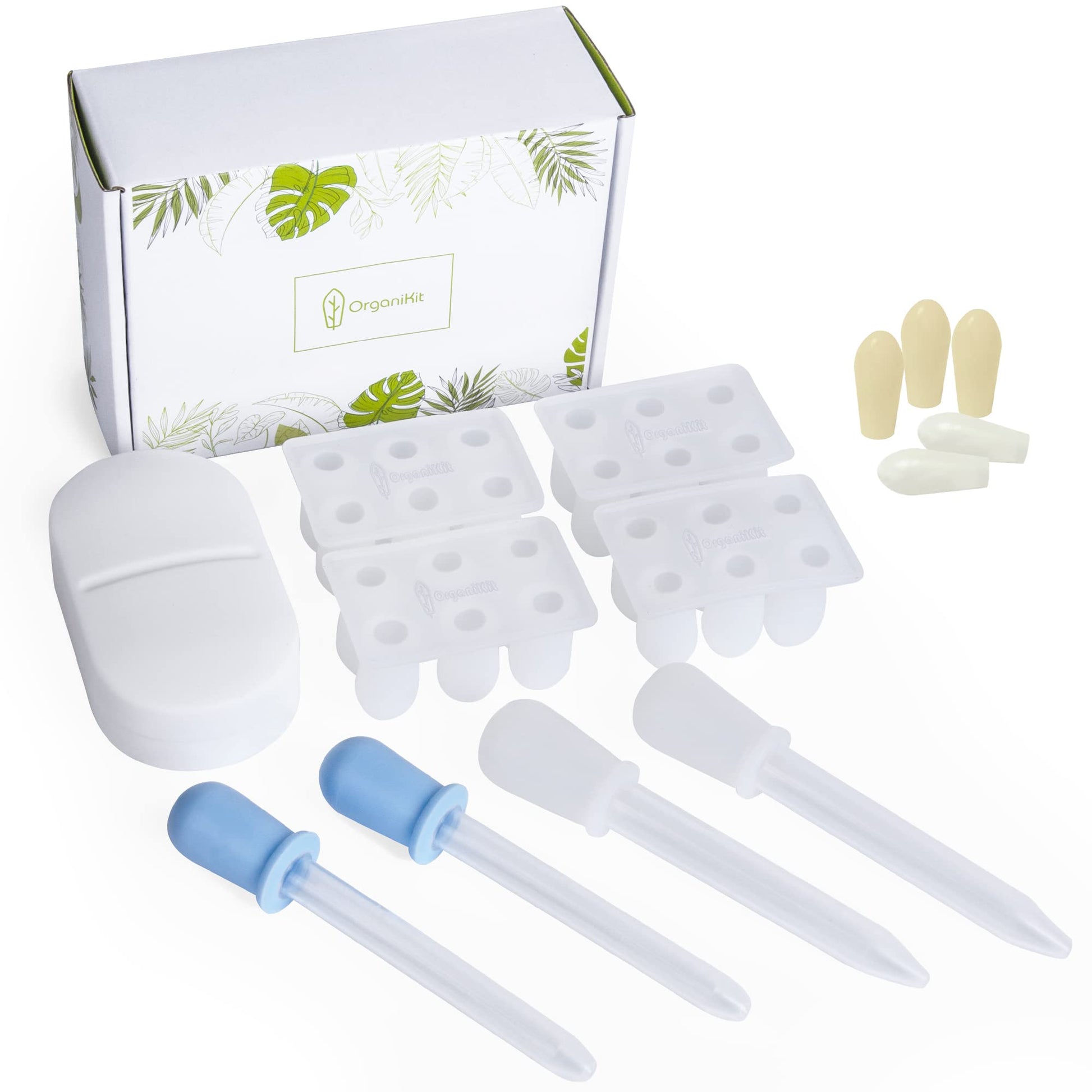OrganiKit's Reusable Suppository Mold Kit - Eco-Friendly, 2ML, Silicone, Suppository Molds