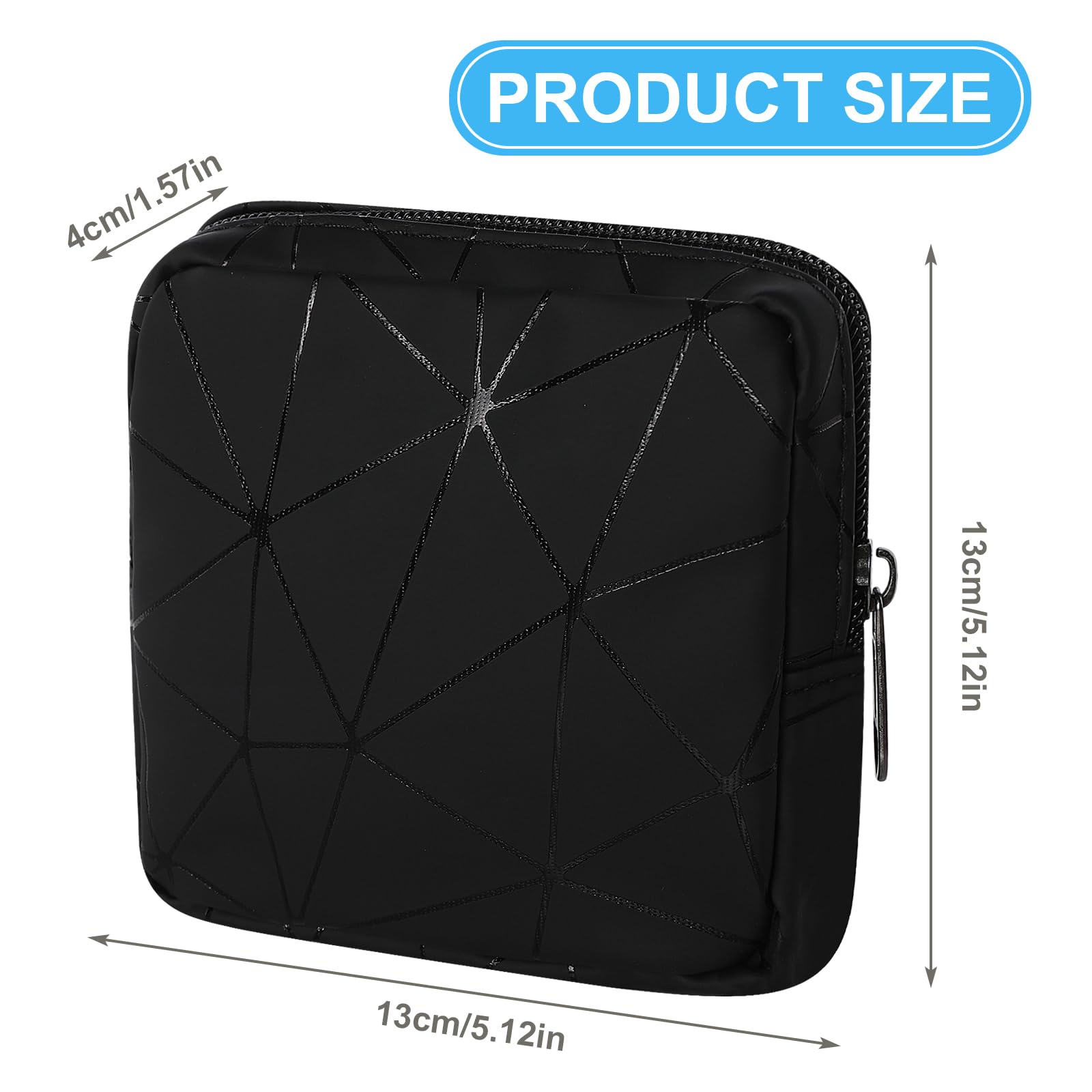 Ouligay Period Bag Sanitary Napkin Storage Bag Tampon Bag Tampon Pad Holder for Purse Menstrual Pad Ouligay