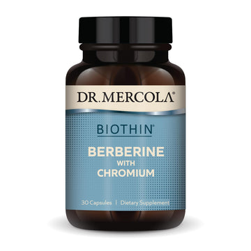 Dr. Mercola Biothin Berberine with Chromium, 30 Servings (30 Capsules), Dietary Supplement