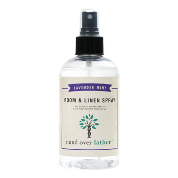 Natural Lavender Mint Room and Linen Spray. Pure Lavender Essential Oil Blend, Linen an Pillow Mist