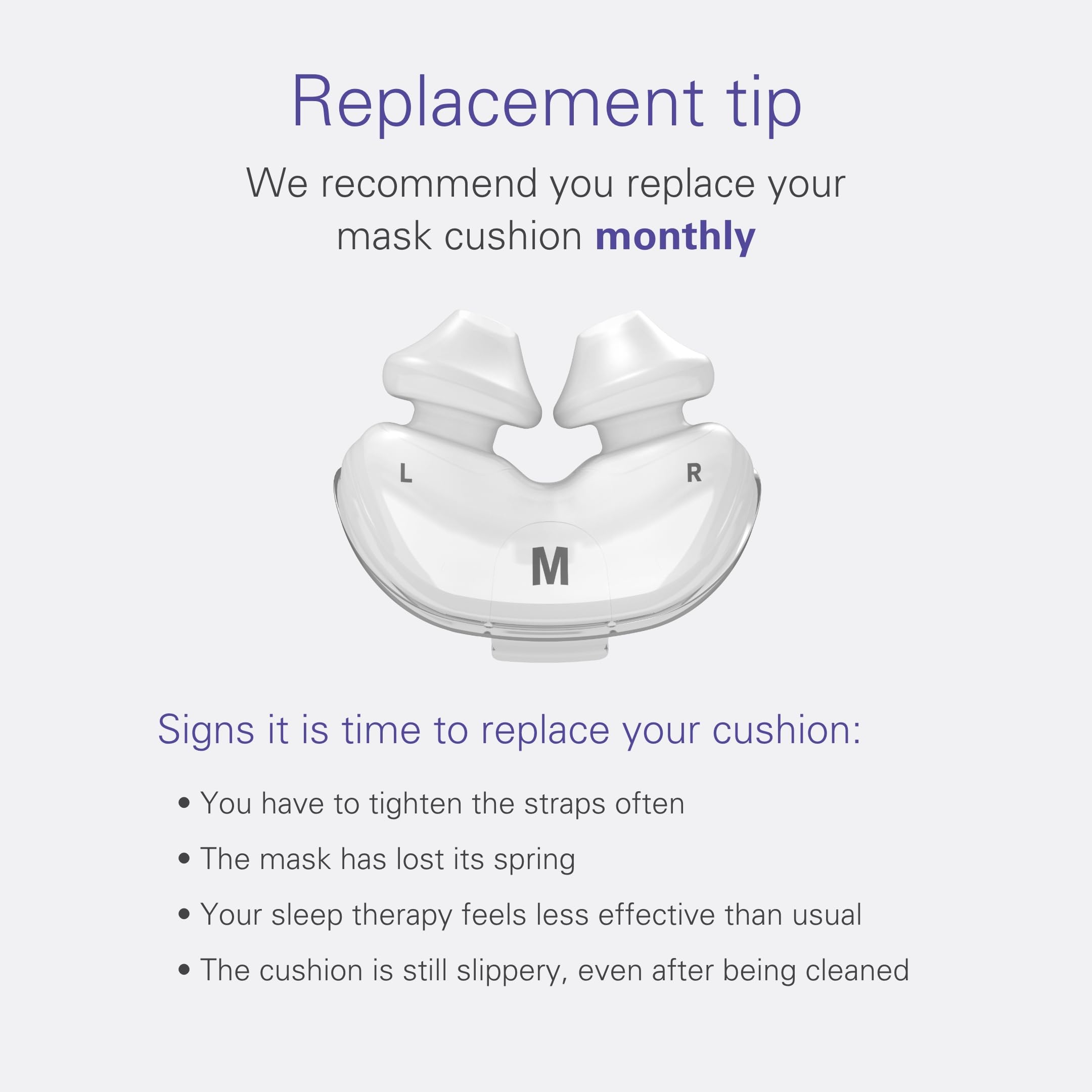 ResMed AirFit P10 Nasal Pillow Replacement Cushion - Medium ResMed