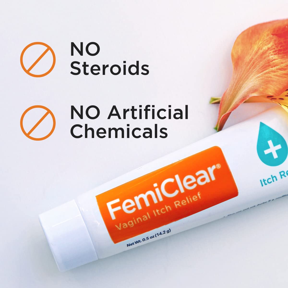 FemiClear Vaginal Itch Relief | Fast Feminine Itch Relief | Made With All-Natural & Organic Ingredients FemiClear